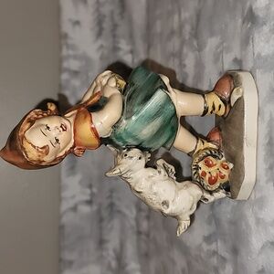 Vintage Friedel The Playful Goat Figure Bavaria Western Germany 6"